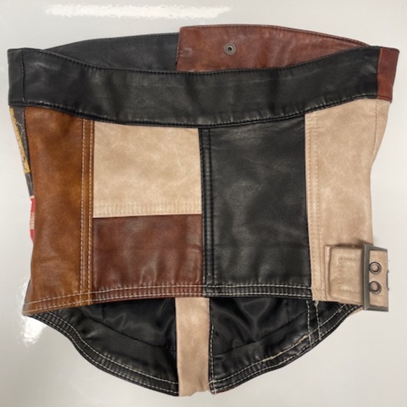 NEW Jaded London Daytona Vegan Faux Leather Strapless Top - Picture 11 of 13